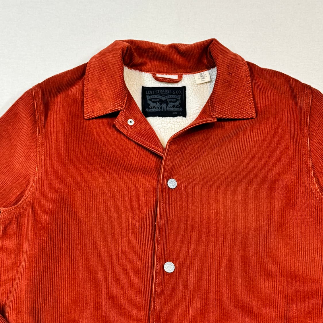 S) 리바이스 코듀로이 코치 자켓 양털안감 상품이미지3