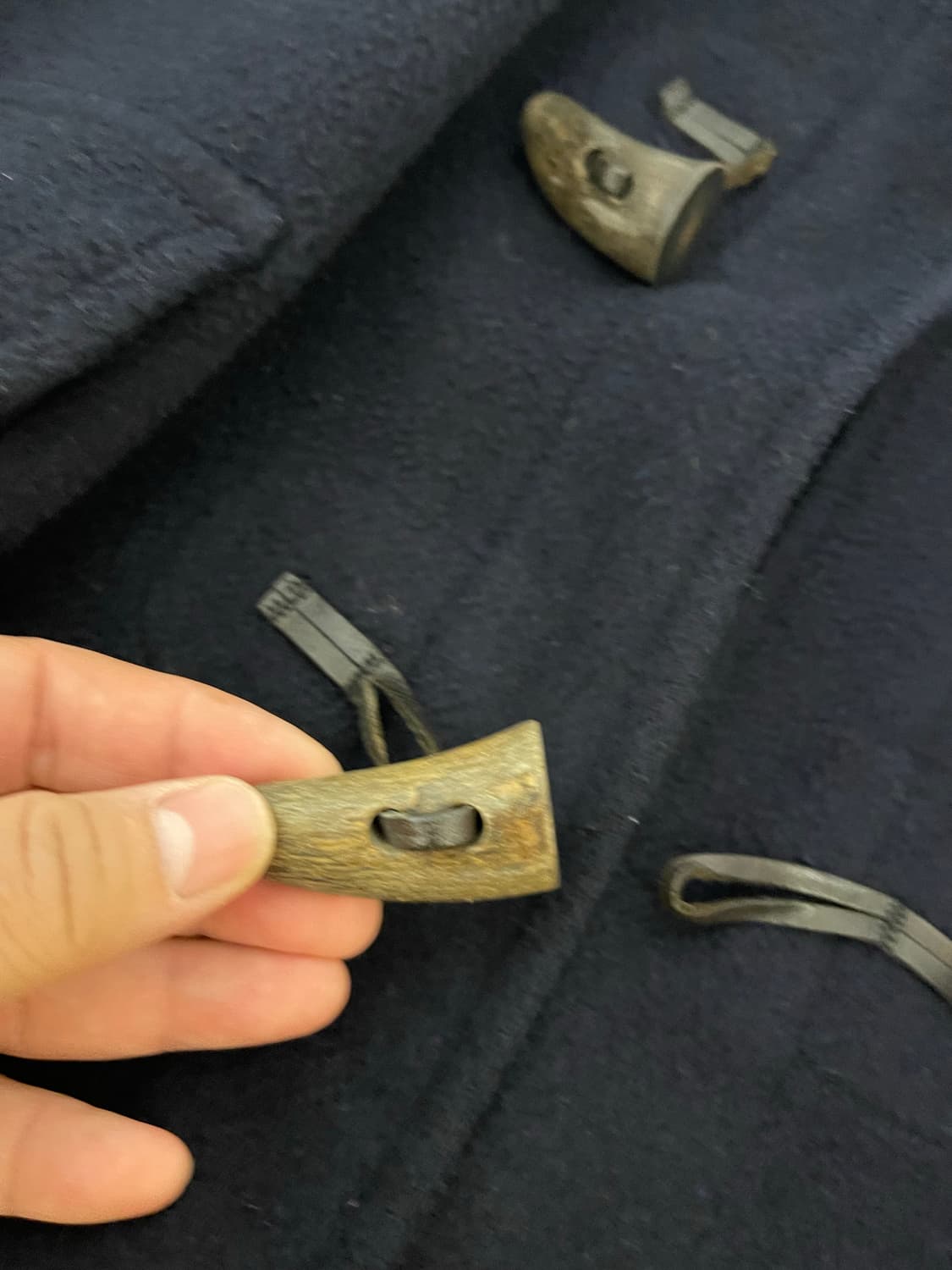 Gloverall 남성 빈티지 네이비 더플코트 eu54 110 상품이미지2