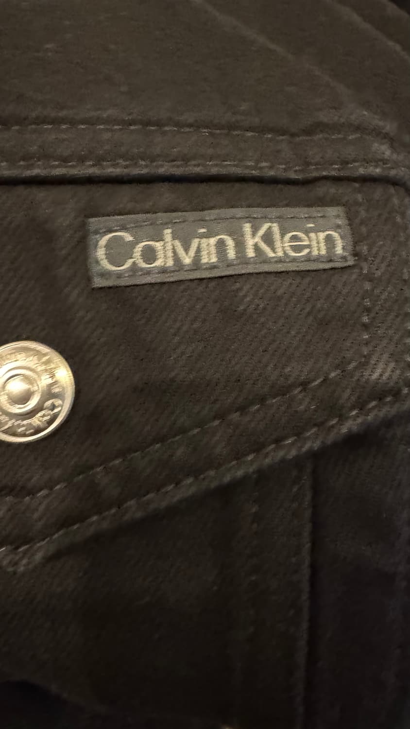 캘빈클라인 블랙 데님 자켓 L 상품이미지3