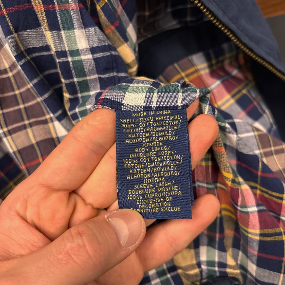 신형라벨 폴로 랄프로렌 마드라스 체크 라이닝 스윙자켓 N832 상품이미지8