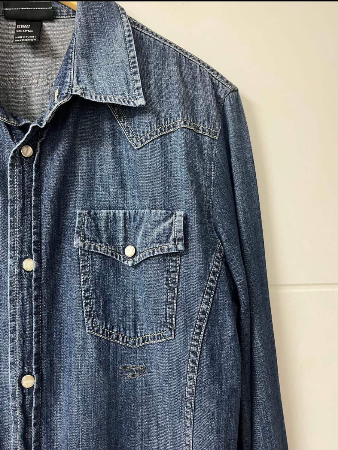 디젤 데님 셔츠 상품이미지4