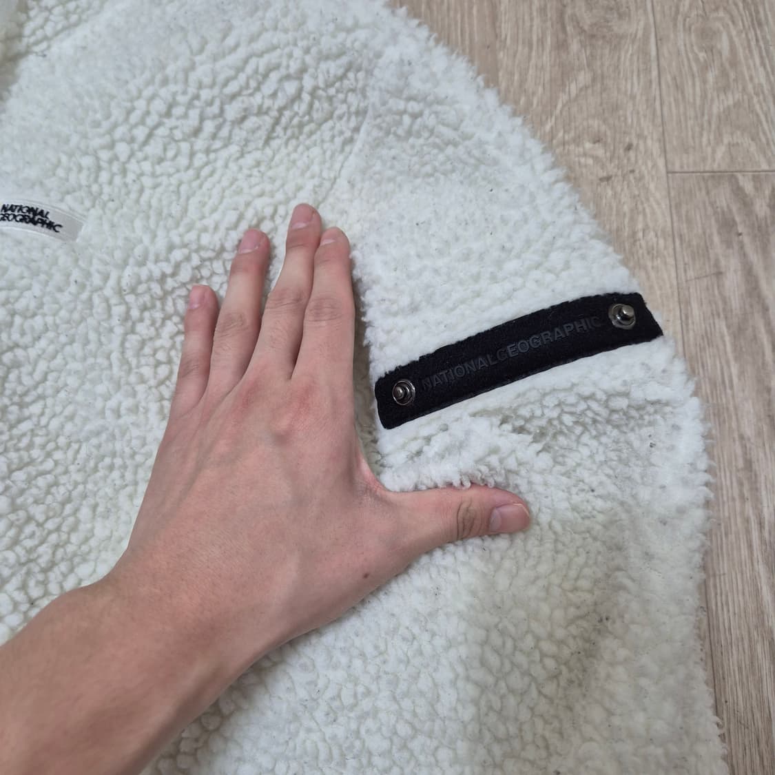 내셔널지오그래픽 사이드와펜 후드 후리스 자켓 상품이미지4