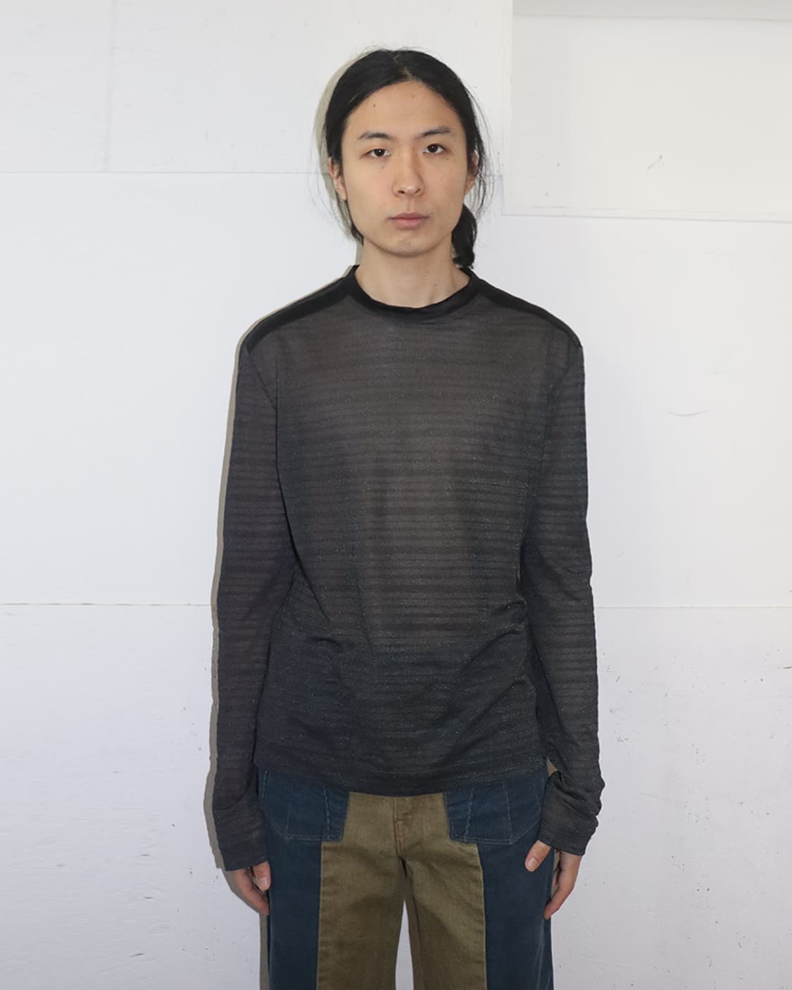 베르사체 글리터 시스루 롱슬리브 상품이미지1