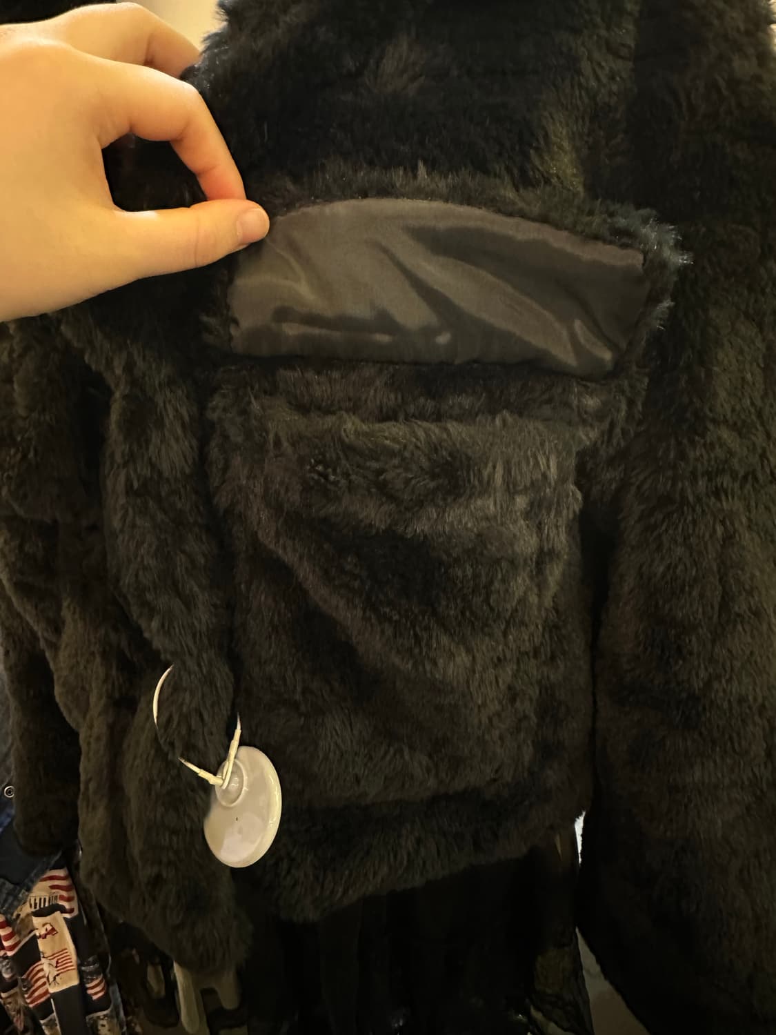 VINTAGE 빈티지 블랙 에코퍼자켓 상품이미지4