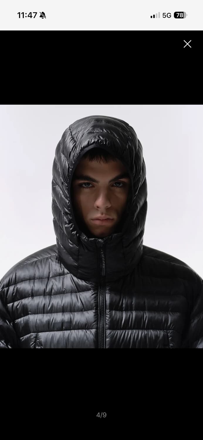 무신사스탠다드 시티 레저 경량 패딩 후디드 라이트 다운 자켓 상품이미지4