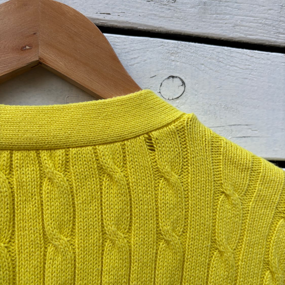 Polo 폴로 케이블 꽈배기 니트 가디건 상품이미지3