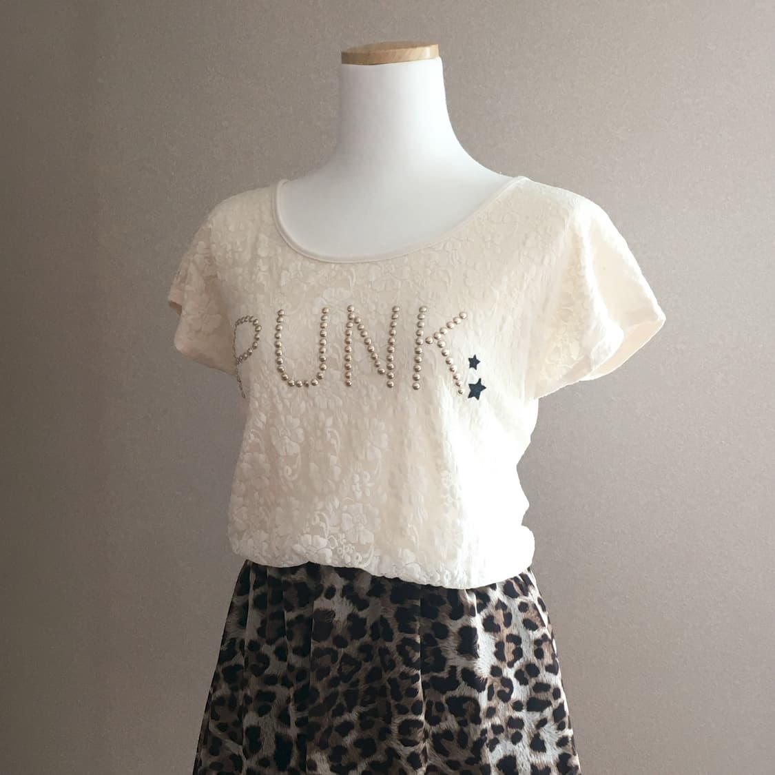 INGNI 갸루 호피 원피스 상품이미지3