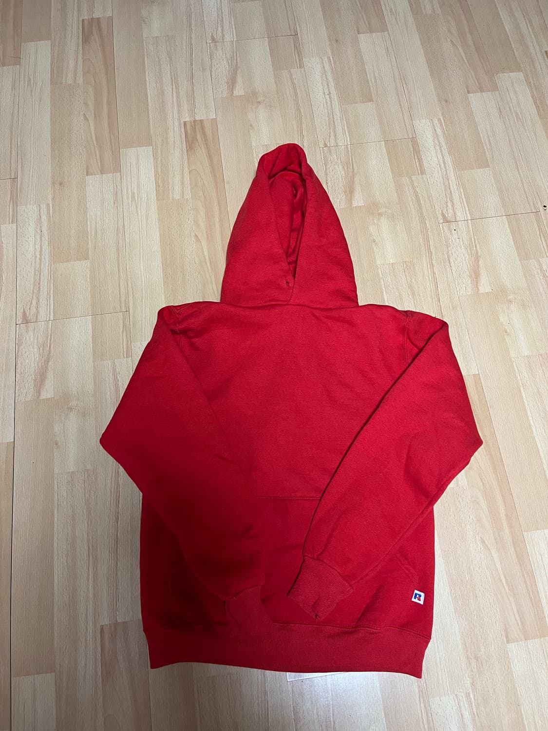 90s 빈티지 러셀 애슬레틱 레드 후드 S 상품이미지1