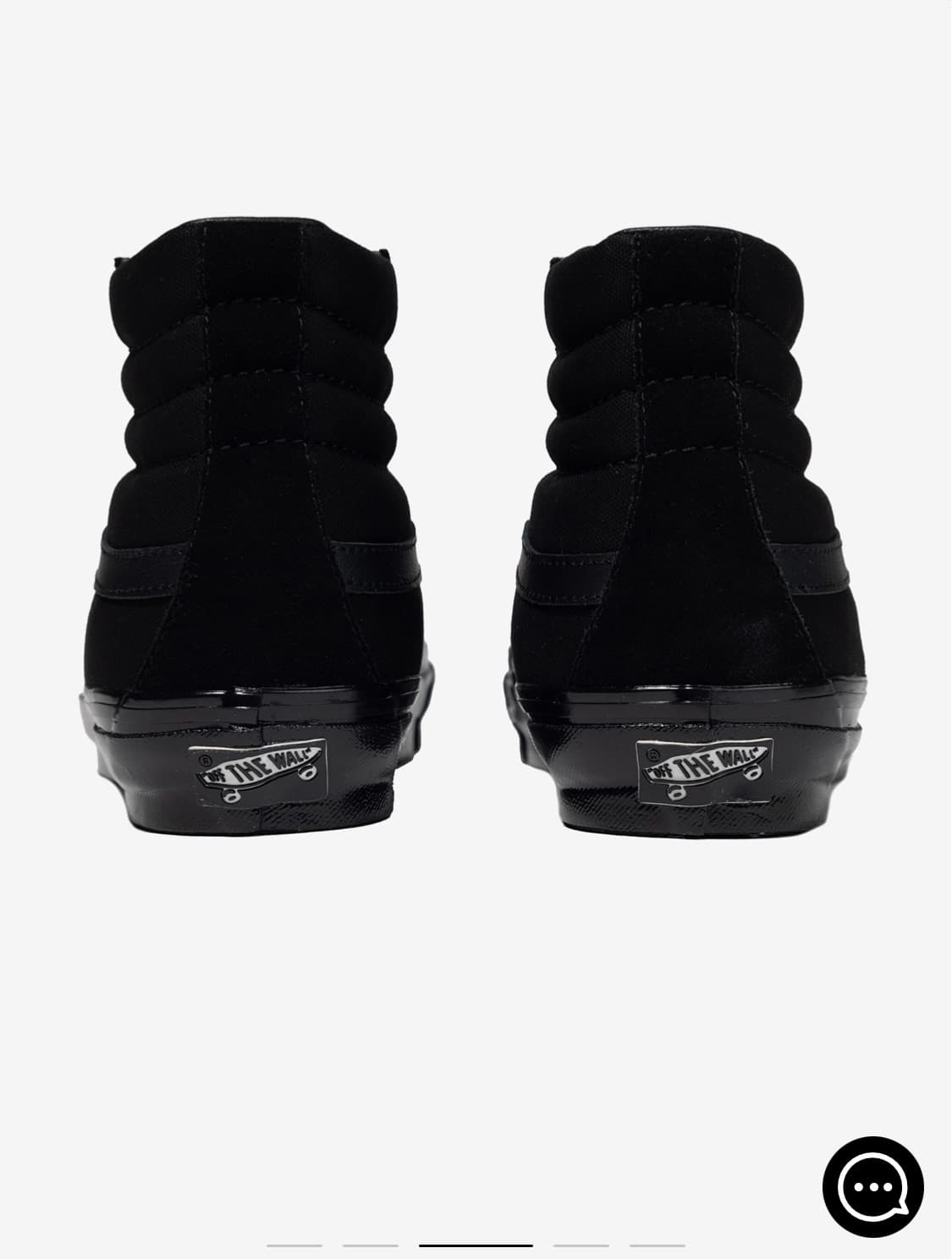 (새상품/미착용) 반스 스케이트-하이 리이슈 38 LX 블랙/블랙 240 상품이미지6