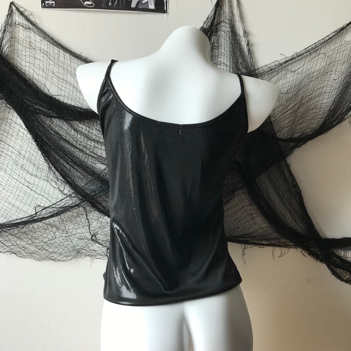 Punk mood patched camisole   상품이미지2