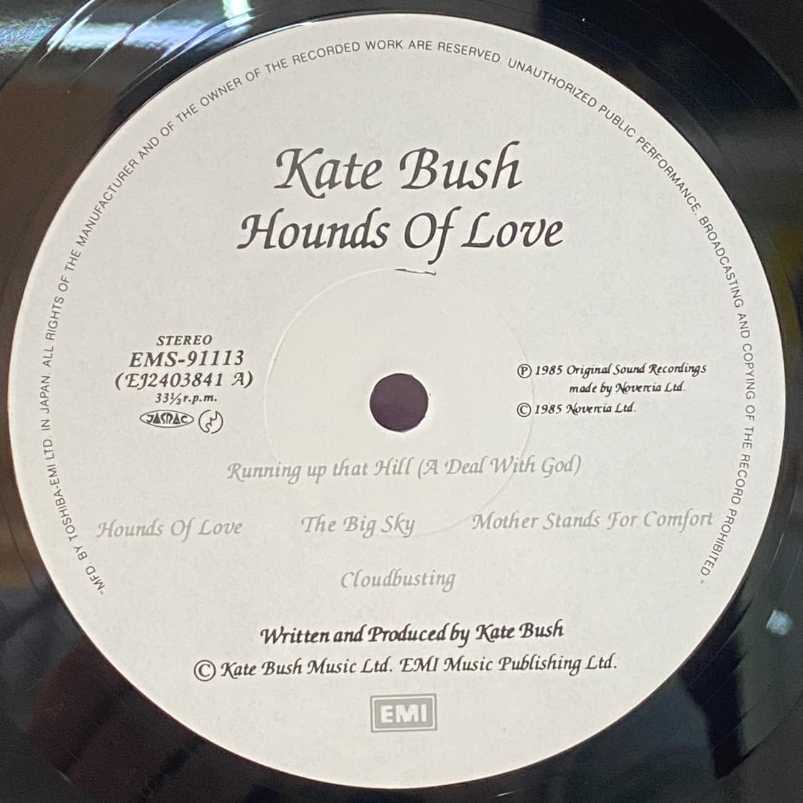 (LP-초민트시리즈) Kate Bush - Hounds Of Love 상품이미지4