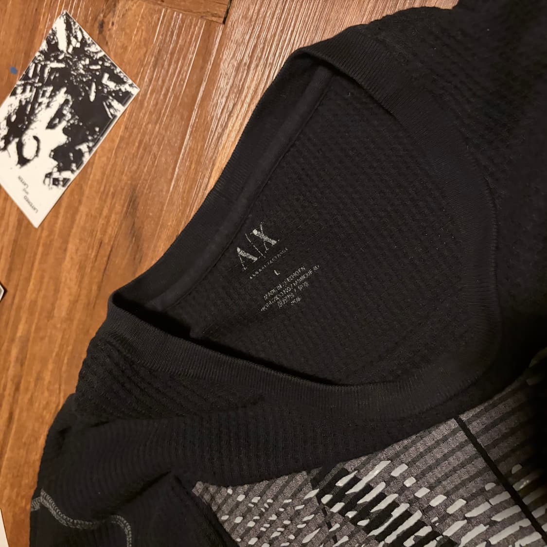 ARMANI EXCHANGE 코튼 와플 써머 롱슬리브 니트 상품이미지2