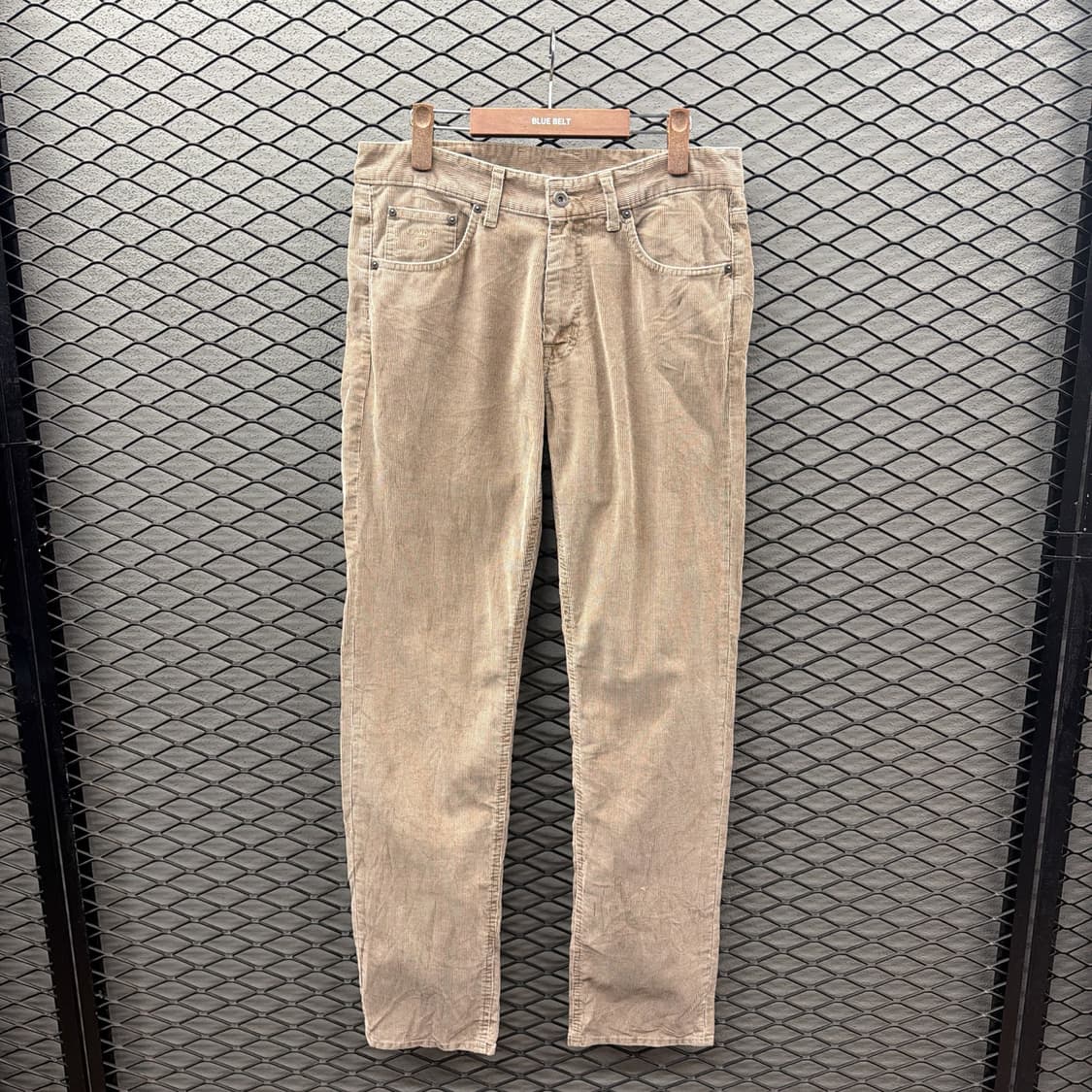 간트 스트레이트 코듀로이 팬츠 세미 로우라이 디테일 베이지 상품이미지2