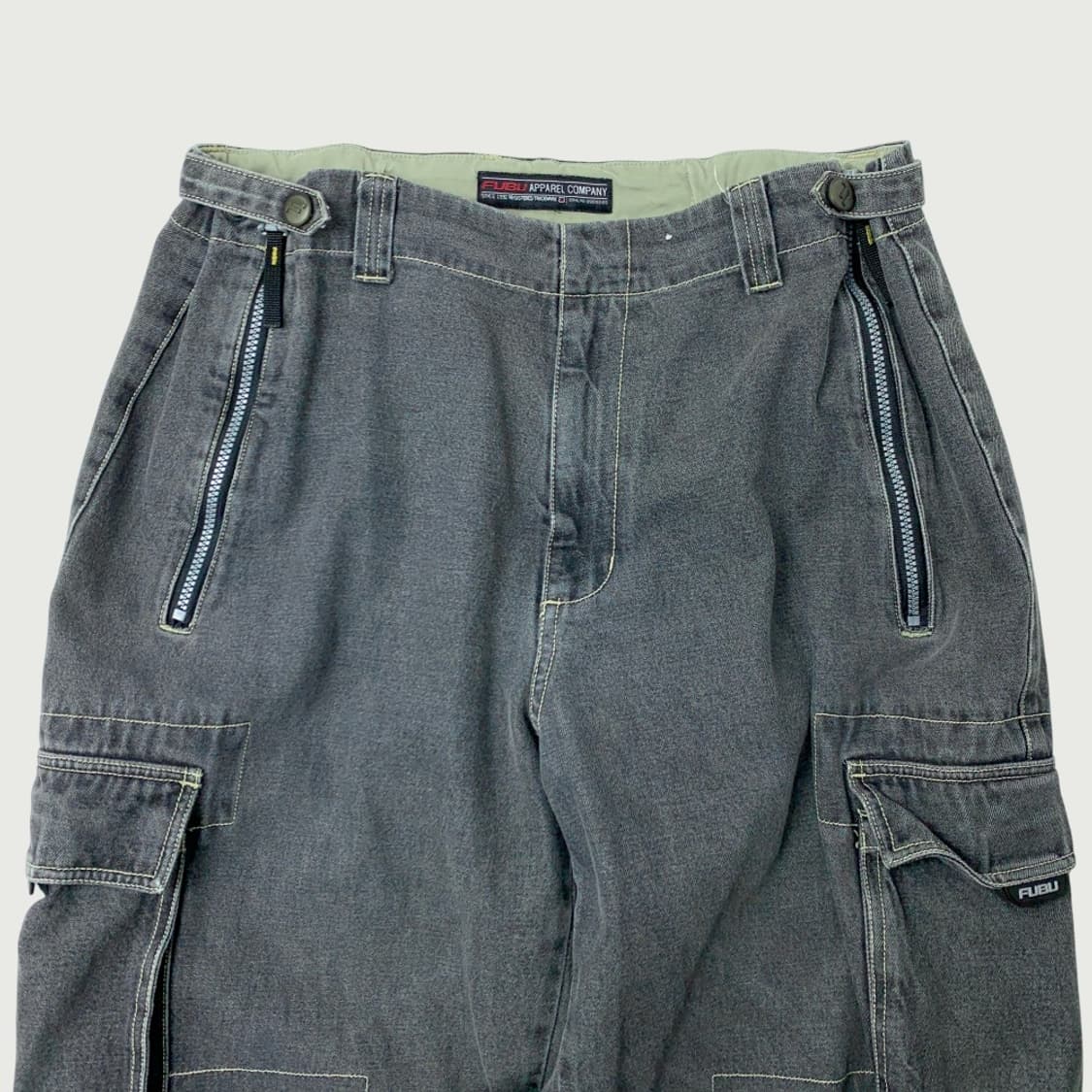 [34/정품] FUBU 후부 그레이 카고팬츠 상품이미지3