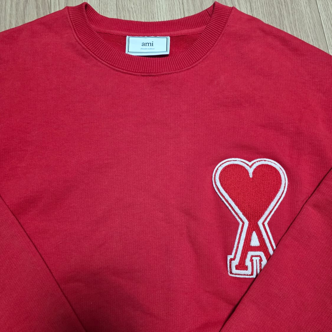 M) 아미 빅하트 로고 패치 맨투맨 /A20HJ037.747 상품이미지2