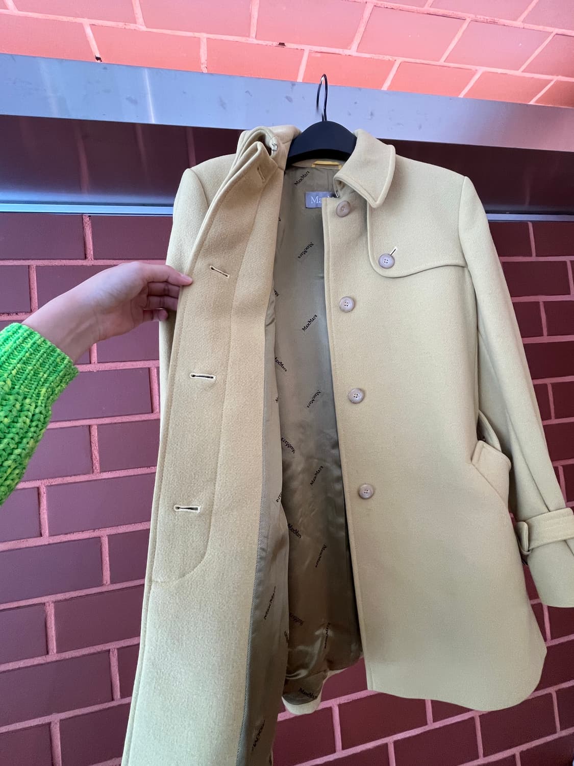 정품 막스마라 울 코트 상품이미지8