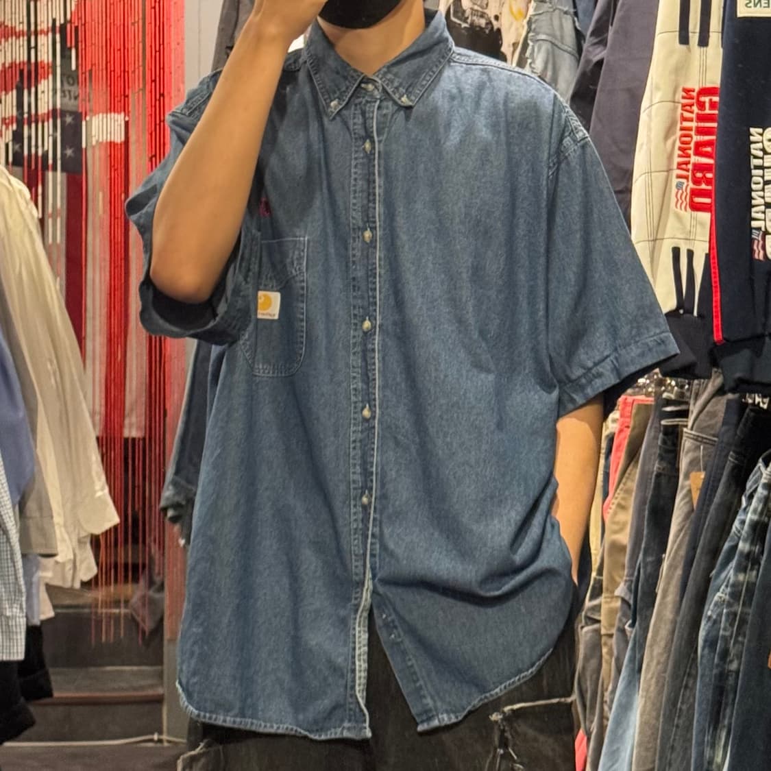 [IM] Carhartt 데님 반팔 셔츠  상품이미지3