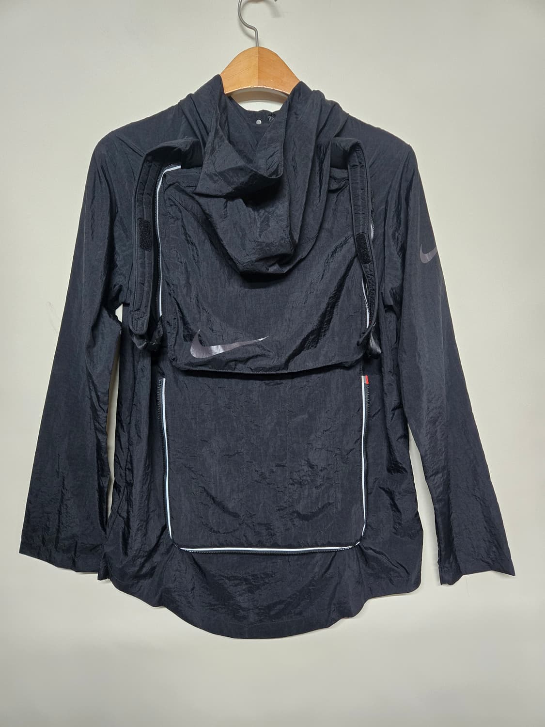 나이키 키즈 테크 백팩 재킷 블랙 바람막이 160 XL (여성가능55~  상품이미지3