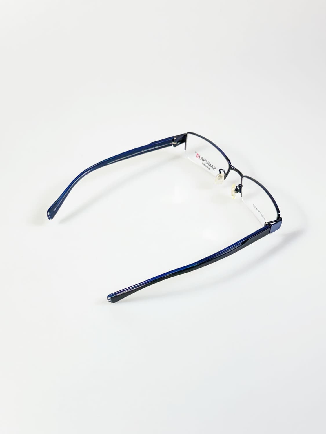 SAMURAI EYEWEAR 반무테 스퀘어 메탈 빈티지 안경 상품이미지4