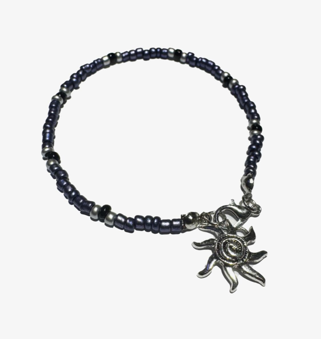 Navy ellavo beads bracelet 판매합니다 상품이미지2