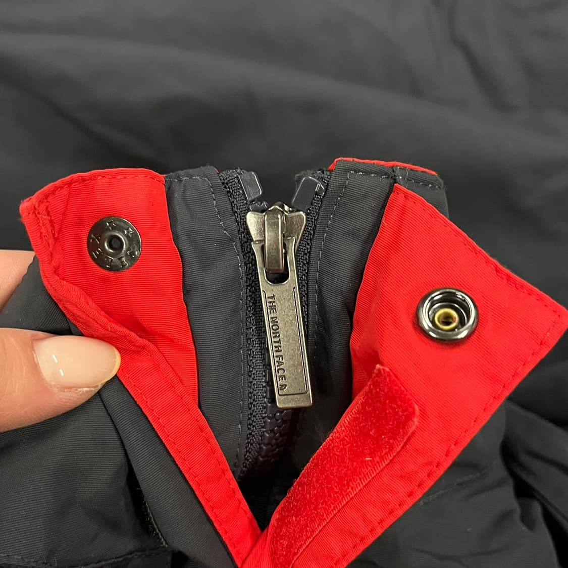 [정품/M] 노스페이스 바람막이 네이비 레드 b10 상품이미지8