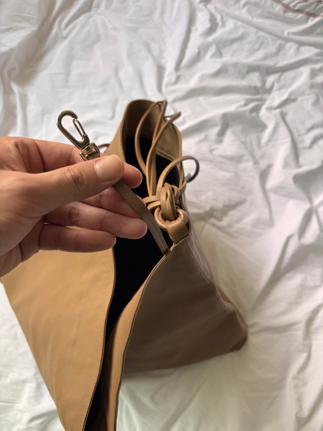 르메르St Lupo 브라운 레더 숄더백, 데일리백 상품이미지4