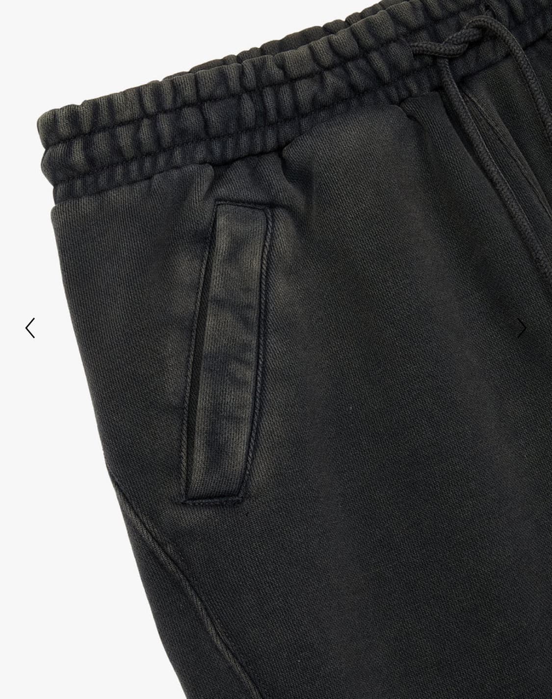 Entire studios 헤비드롭쇼츠 워시드블랙 상품이미지3