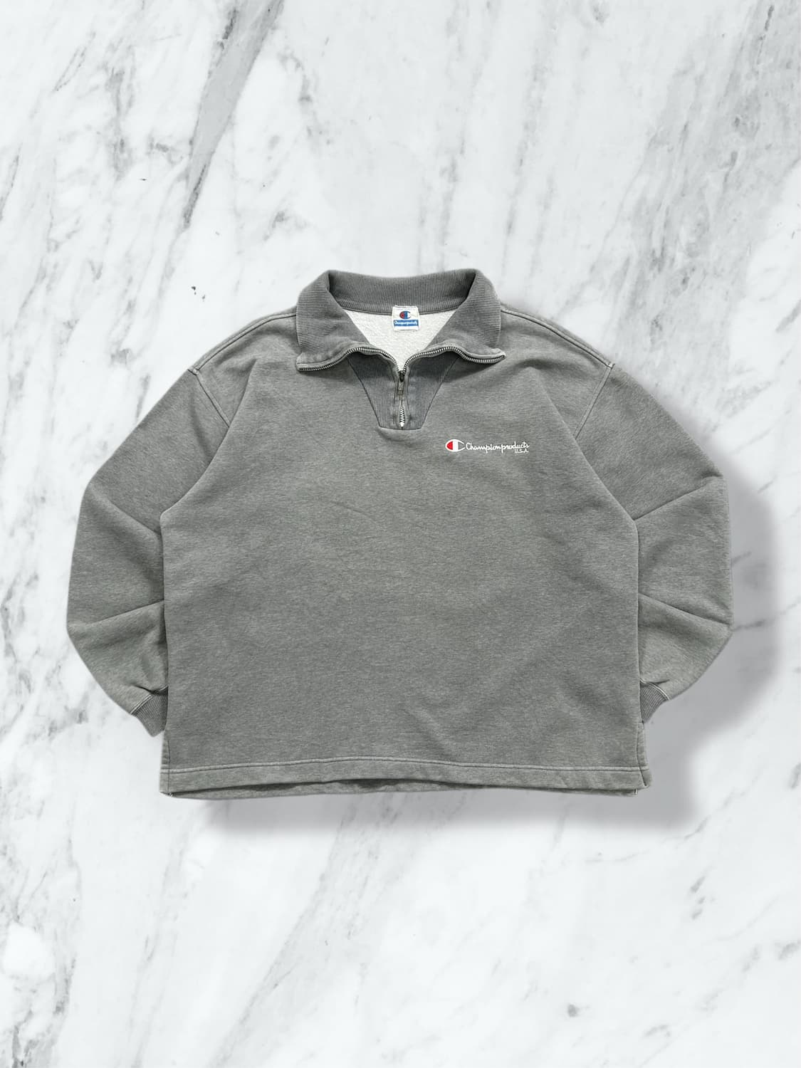 챔피온 00‘s 스웨트 크롭 카라티 L 상품이미지1