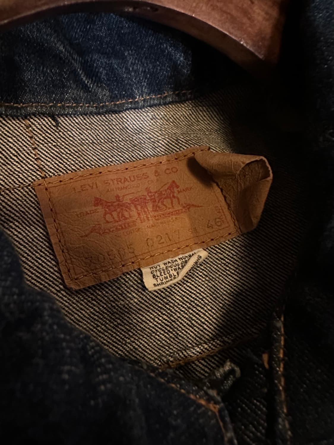 70s USA 빈티지 리바이스 70505 3세대 데님 자켓 상품이미지10