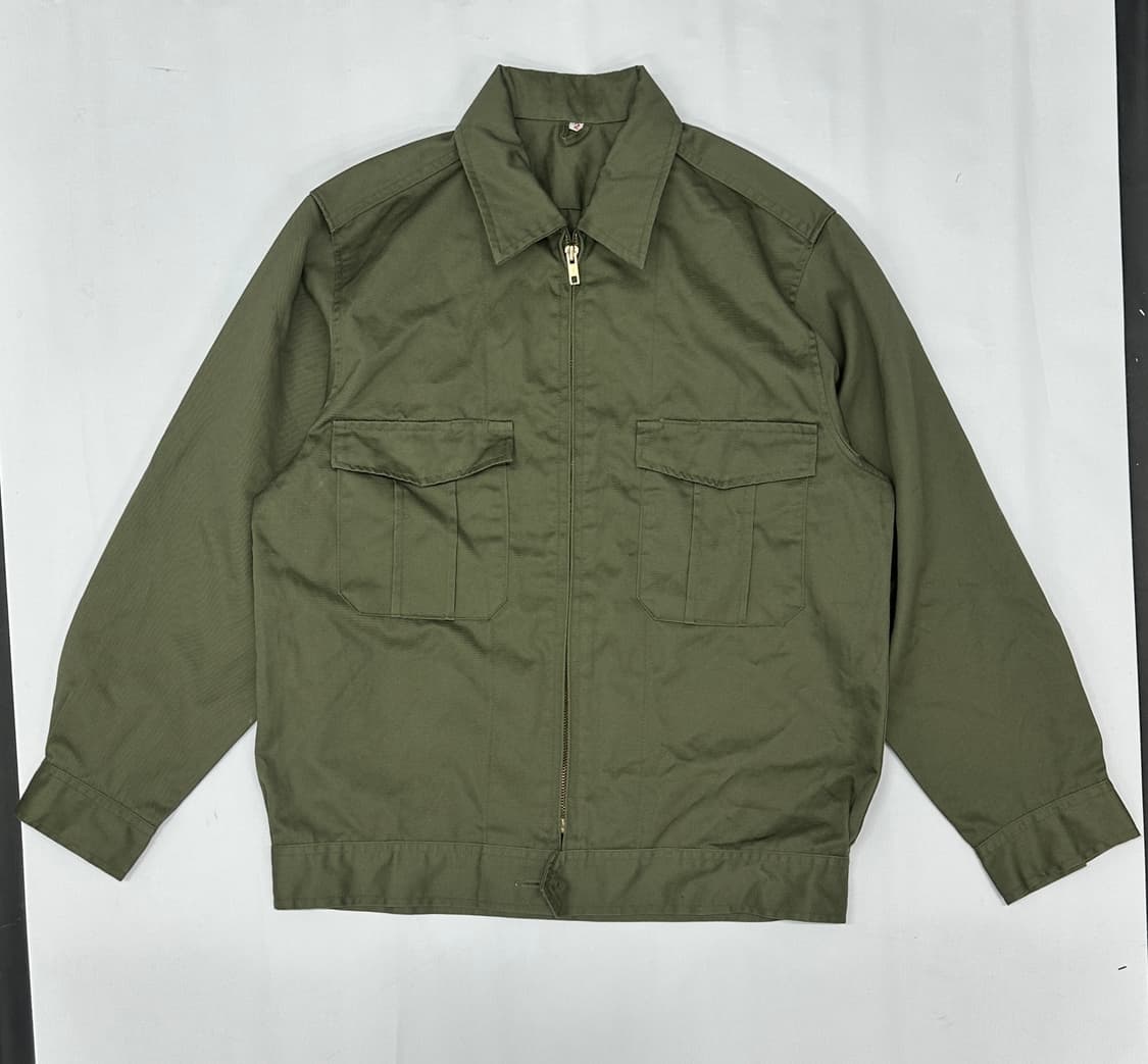 시티보이 아메카지 보헤미안 재팬 빈티지 카키 봄버 자켓 코튼  상품이미지2