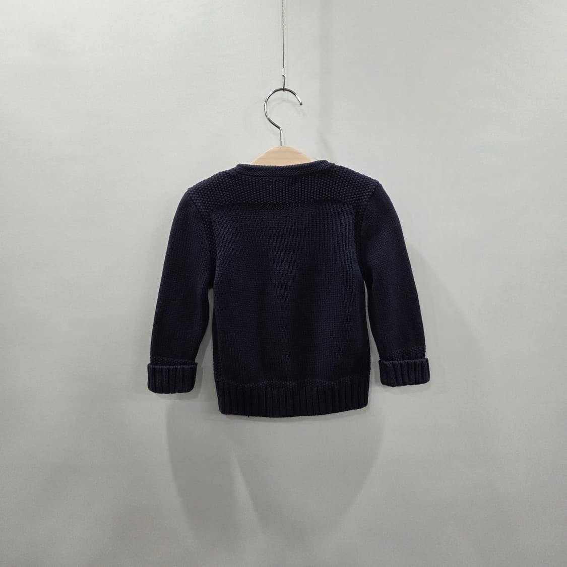 폴로랄프로렌 키즈 코튼 니트 가디건 네이비 18M  상품이미지5