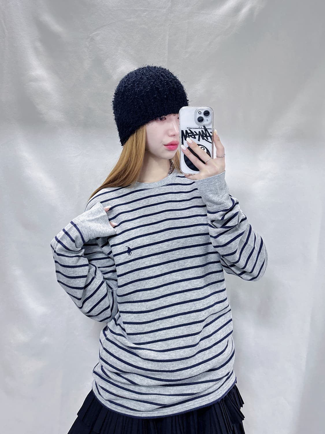 폴로 랄프로렌 단가라 포니 니트 슬리브  상품이미지2