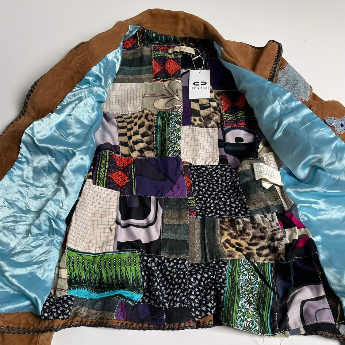 Flora smith 'LOVE' 데님 패치 고트 스킨 자켓 italy  상품이미지8