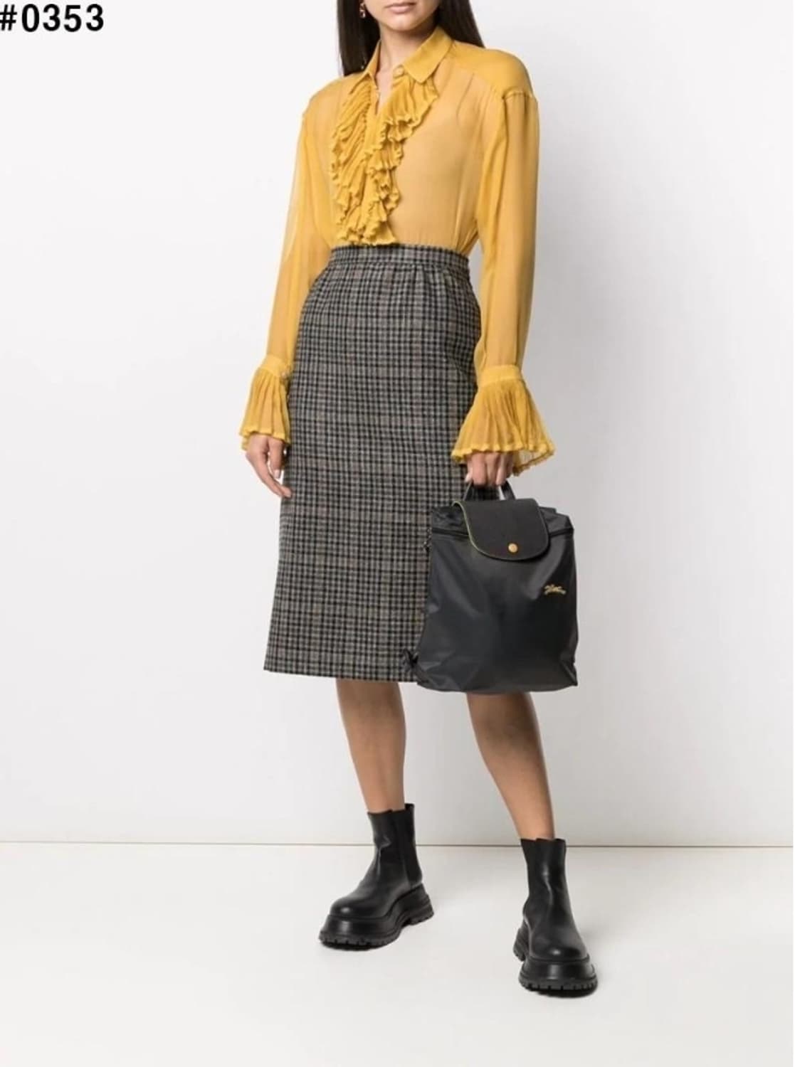 롱샴 르플리아쥬  백팩 건메탈 상품이미지8