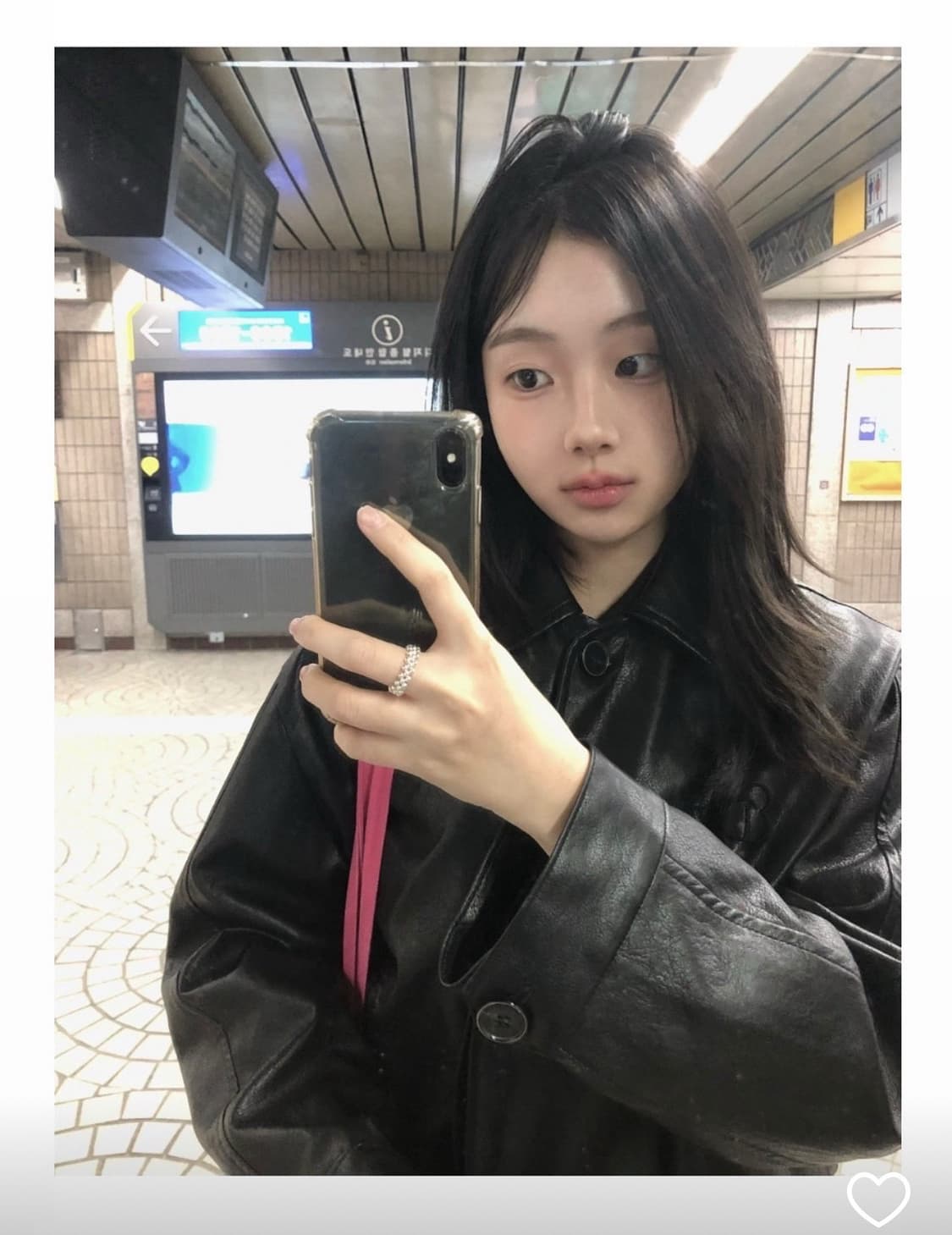 커브드 레더자켓 상품이미지4