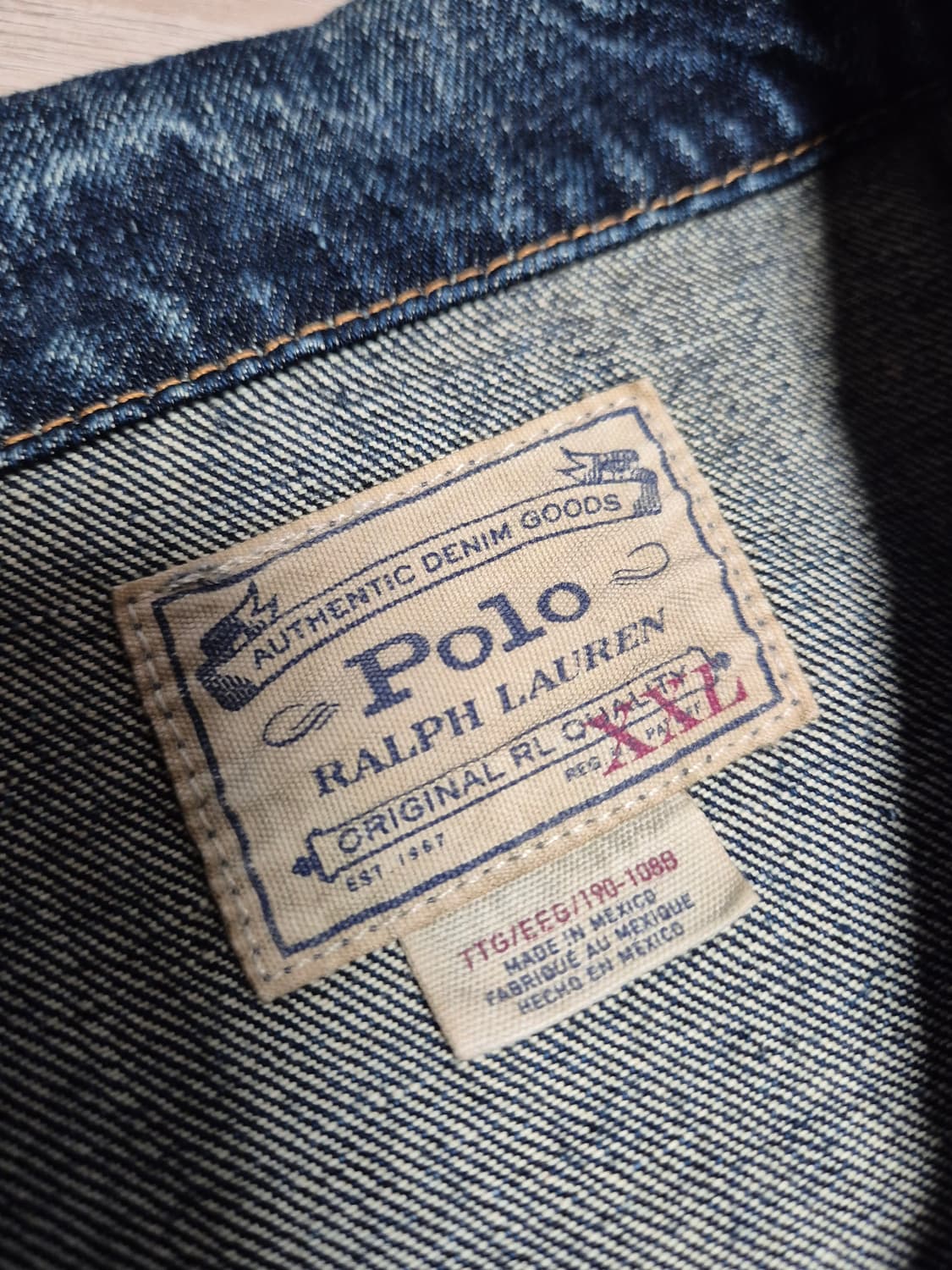 폴로랄프로렌 / 페이디드 데님 트러커 / XXL 상품이미지9