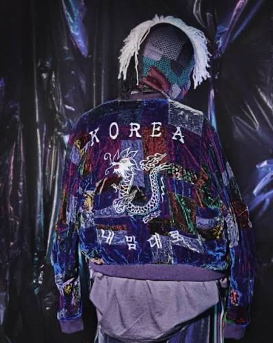 구매) 99%is 벨벳 블럭 자켓 상품이미지3