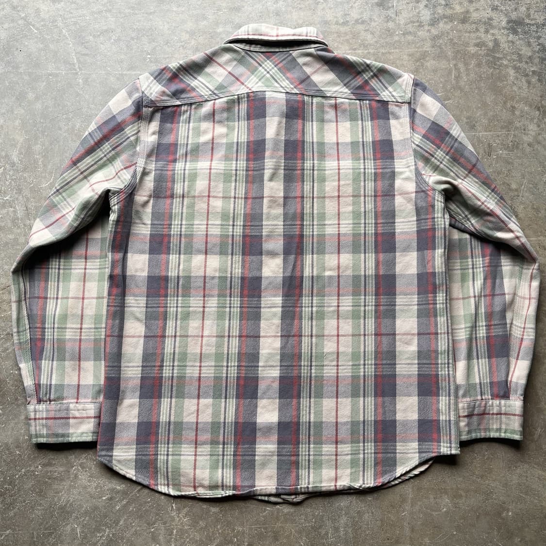 90s RRL 더블알엘 플란넬 체크 셔츠 상품이미지4