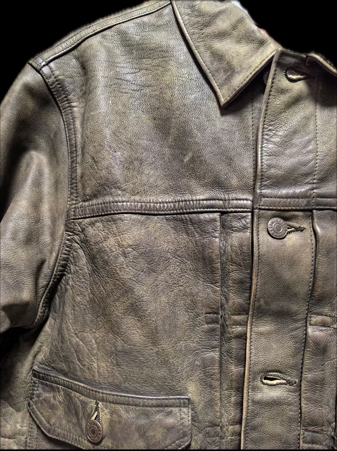 RRL 타입2 버팔로 가죽자켓 m 상품이미지2