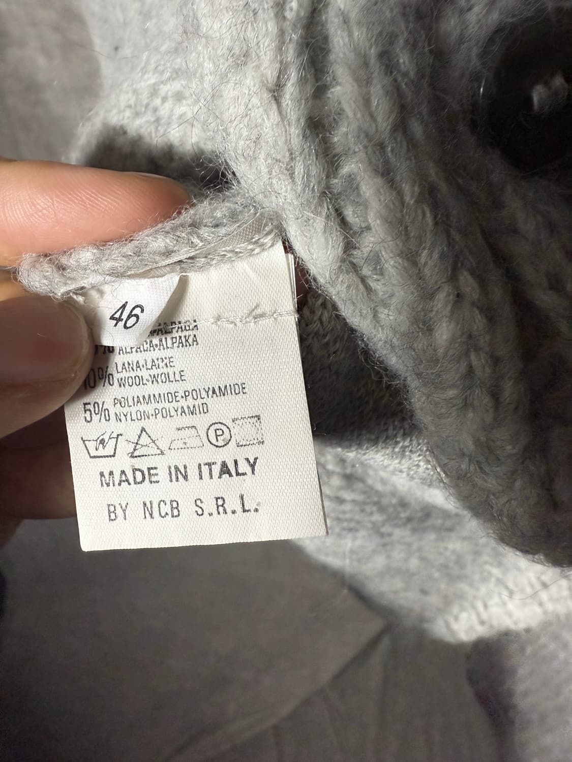Poeme Bohémien Alpaca Blend Hooded Knit  상품이미지5