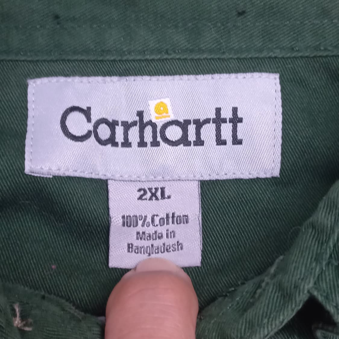 칼하트 리폼 크롭 셔츠 자켓 상품이미지3