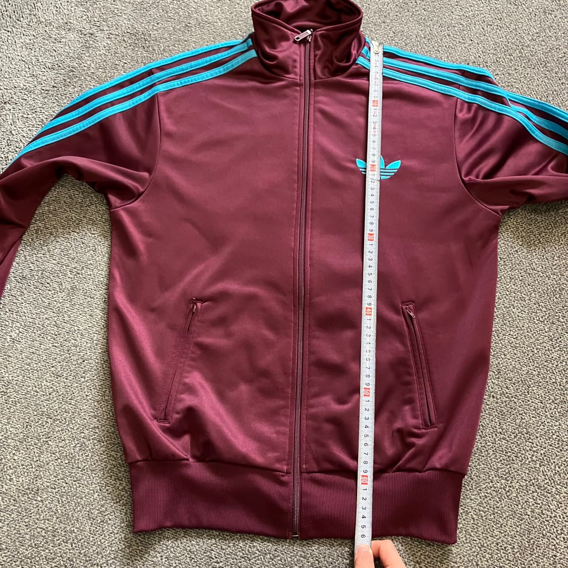 400 아디다스 파이어버드 져지 버건디 민트 와인 상품이미지5