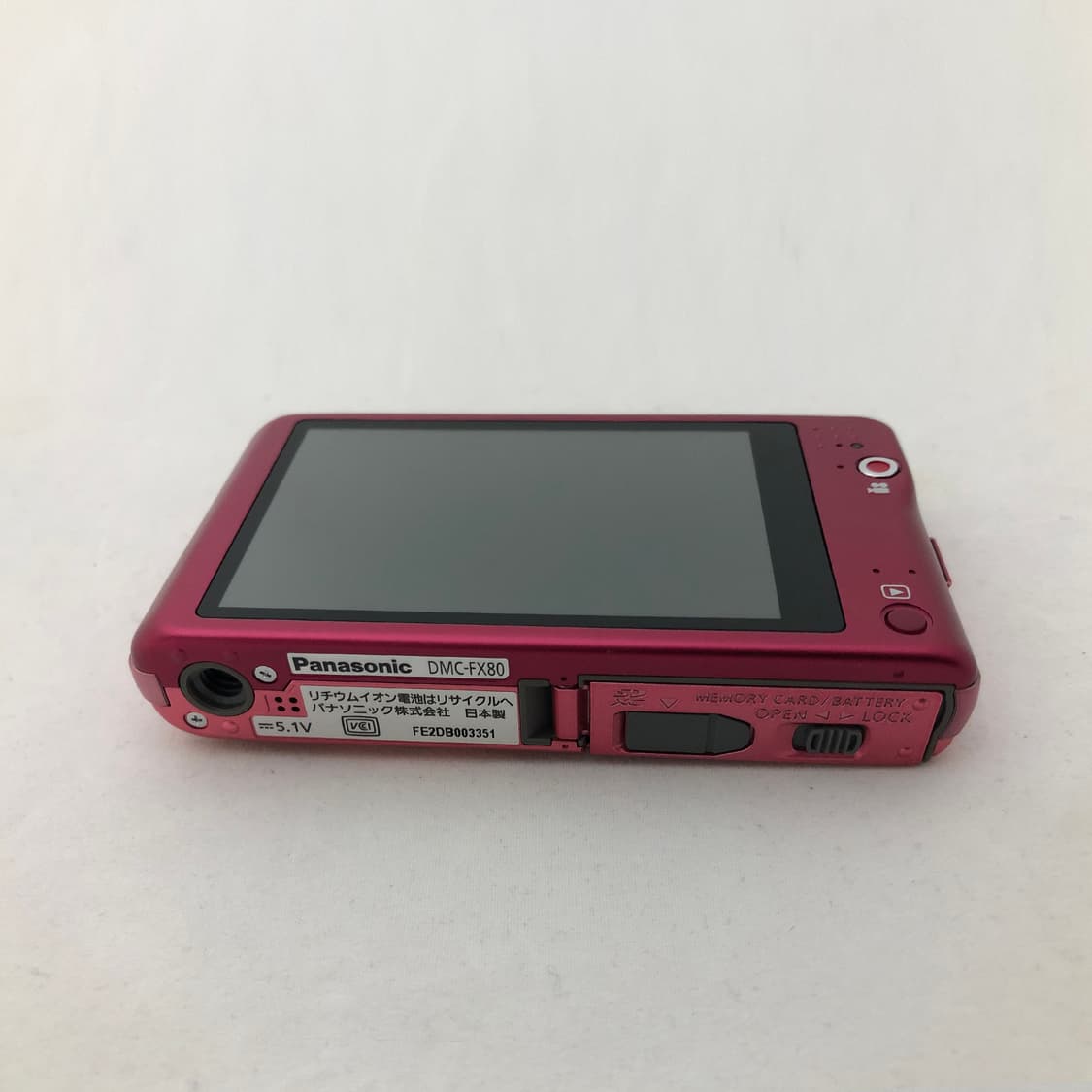 파나소닉 루믹스 LUMIX DMC-FX80 빈티지 디카 카메라 핑크 상품이미지5