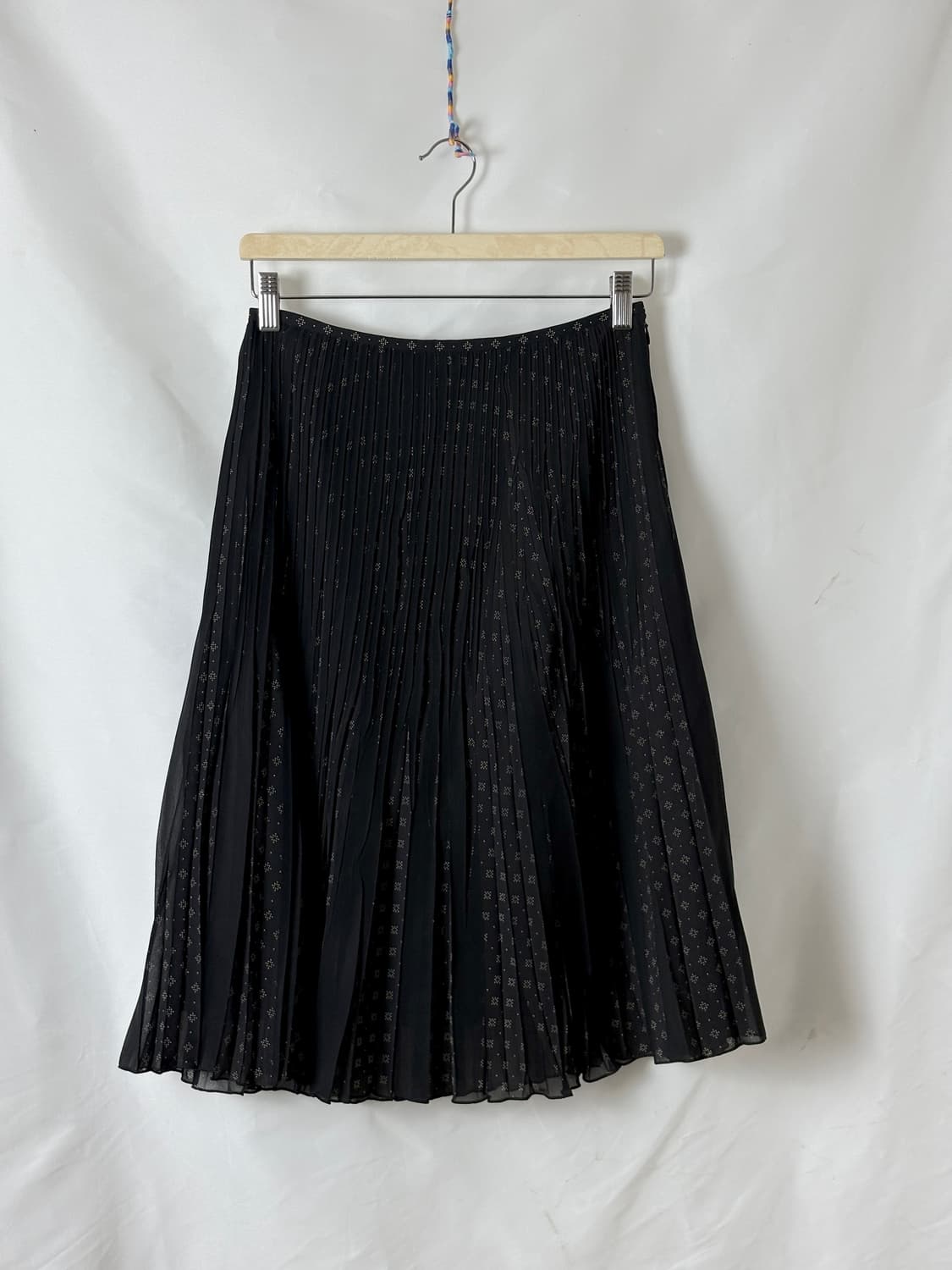 패턴 플리츠 스커트 상품이미지1