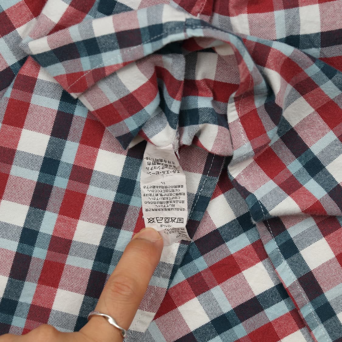 엘엘빈 체크 셔츠 2XL A814 상품이미지4