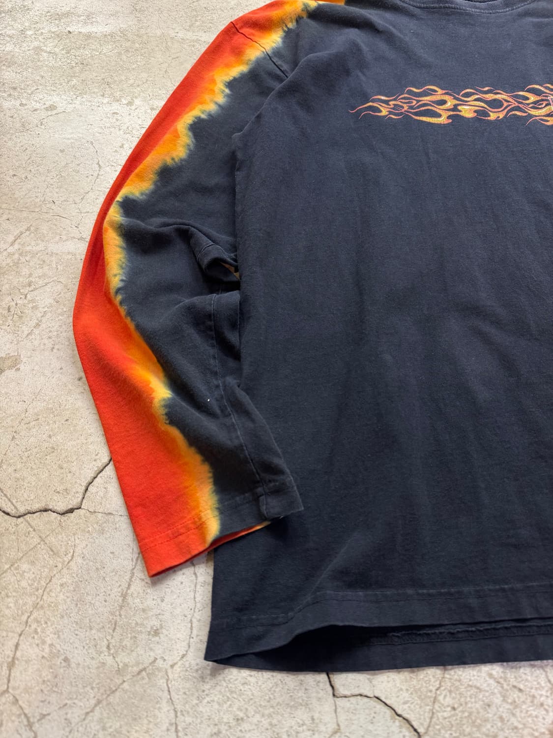 00s 할리데이비슨 플레임 타이다잉 롱슬리브  상품이미지5