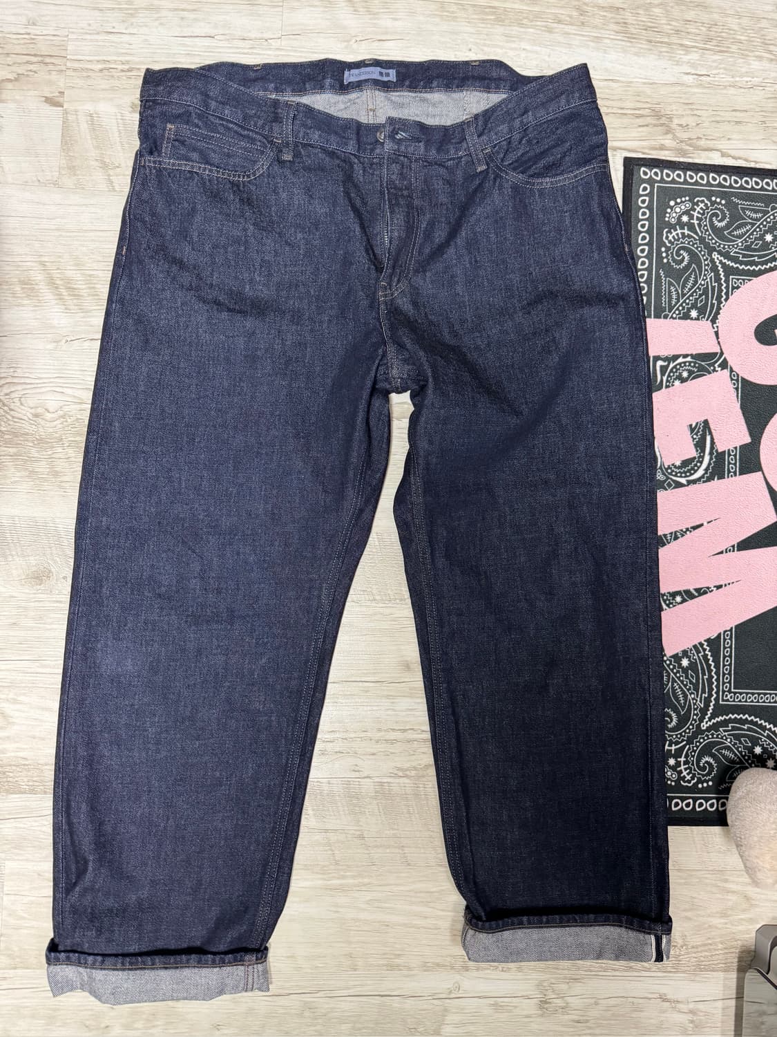 [42] 유니클로 JW앤더슨 셀비지진   + Size : 42 (온라인  상품이미지1