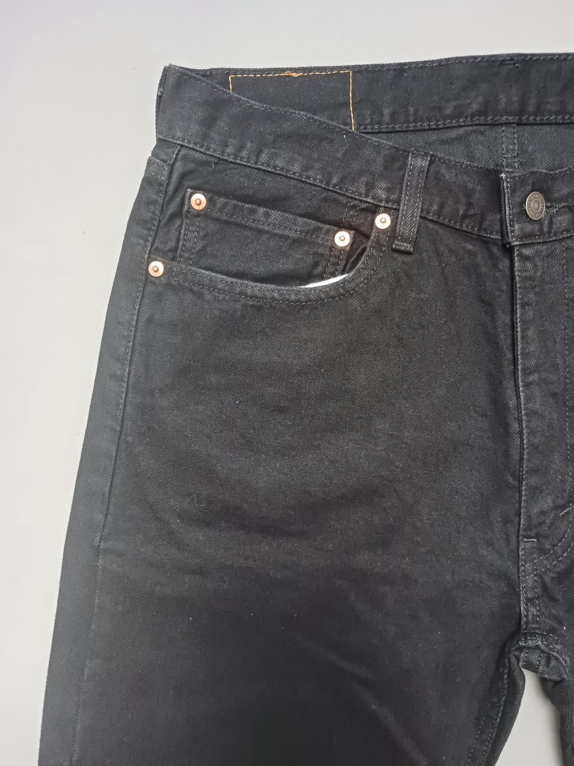 [34] 리바이스 555 96 릴렉스 스트레이트 블랙진 청바지 상품이미지2