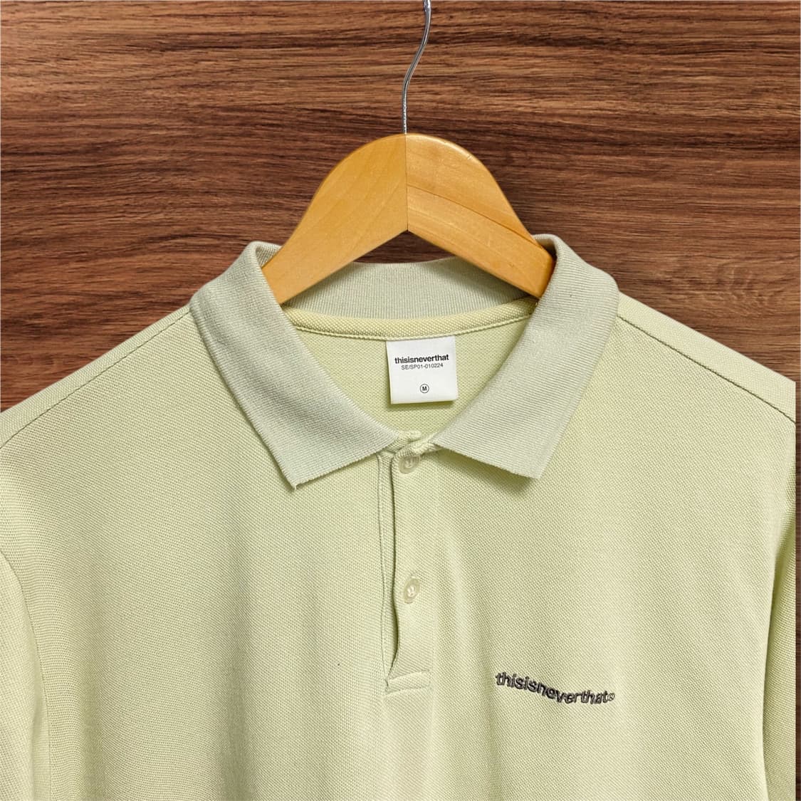  디스이즈네버댓 심플 Polo 티셔츠 M-L 상품이미지5