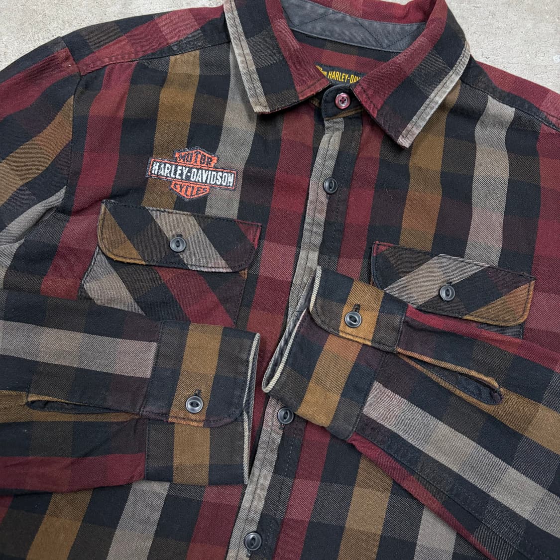할리데이비슨 자수 셔츠[2481] 상품이미지5